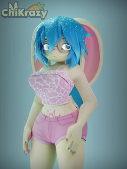 anthro blep blue_eyes blue_hair bottomwear bra bra_strap breasts clothed clothing clothing_grab clothing_lift exposed_breasts eyewear female genitals glasses hair long_ears long_hair looking_at_viewer maple_leaf nipples pawpads pink_nose pink_pawpads presenting raised_bra raised_clothing raised_underwear scut_tail short_tail shorts smile smiling_at_viewer solo tail tongue tongue_out topwear underwear undressing undressing_self vulva wearing_glasses womb_tattoo yellow_body yellow_ears chikrazy bra_strap_showing_(meme) made_in_abyss krazichi lagomorph leporid mammal narehate rabbit 3:4 animated hi_res high_framerate meme no_sound short_playtime video watermark