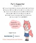 anthro canid canine clothing comic english_text female fox fur_(theterm) gratitude kemono mammal school_uniform solo text thanking theterm unavailable_at_source uniform url young young_anthro young_female