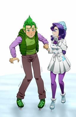 blush coat duo female friendship_is_magic giggle green_eyes green_hair hair hand_holding human humanized ice_skates long_hair male my_little_pony nervous pia-sama plain_background purple_eyes purple_hair rarity_(mlp) spike_(mlp) white_background
Rating: Safe
Score: 12
User: darknessRising
Date: November 29, 2013
