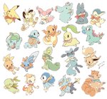 2019 ambiguous_gender amphibian anthro avian black_eyes blue_body blush brown_body bulbasaur canid canine charmander chikorita chimchar claws cyndaquil dated eevee elephantid eyes_closed fangs felid feline feral food generation_1_pokemon generation_2_pokemon generation_3_pokemon generation_4_pokemon green_body group holding_food holding_object mammal meowth mudkip munchlax necktie nintendo open_mouth orange_body phanpy pikachu pink_body piplup pokemon pokemon_(species) pokemon_mystery_dungeon primate proboscidean red_eyes reptile riolu rodent scalie shinx simple_background skitty spike_chunsoft squirtle standing starter_trio tan_body teeth torchic totodile treecko turtwig vulpix white_background yellow_body yellow_eyes yura_inaho