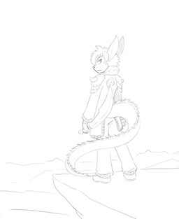 anthro armor big_ears coattails long_tail looking_at_viewer looking_back male melee_weapon outside pose scimitar solo sword tail weapon robin_dassen european_mythology mythology twin_dragons_(webcomic) kai_(twin_dragons) dragon mythological_creature mythological_scalie scalie western_dragon hi_res monochrome