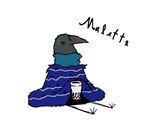 ambiguous_gender avian beak beverage bird clothing container corvid corvus_(genus) cup digital_drawing_(artwork) digital_media_(artwork) english_text eyes_closed feathers feral grey_body jikky_bytt malette mug oscine passerine raven solo sweater tea text tired topwear