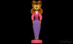 3d_modeling 3d_print anthro black_background clothed clothing female pink_clothing pink_shirt pink_topwear pose shirt simple_background smile solo standing topwear sillytoys disney talespin rebecca_cunningham bear mammal 3d_(artwork) digital_media_(artwork) hi_res pinup