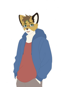 anthro black_nose blue_clothing blue_hoodie blue_topwear bottomwear brown_hair cheek_tuft clothed clothing collarbone eyebrow_through_hair eyebrows eyelashes eyewear facial_tuft fur glasses green_eyes green_highlights grey_bottomwear grey_clothing grey_pants hair hands_in_both_pockets highlights_(coloring) hoodie inner_ear_fluff looking_at_viewer male multicolored_body multicolored_fur multicolored_hair open_clothing open_hoodie open_mouth open_smile open_topwear orange_body orange_fur pants rectangular_glasses red_clothing red_shirt red_tongue red_topwear shirt short_hair simple_background smile smiling_at_viewer solo standing tongue topwear translucent translucent_hair tuft two_tone_hair white_background white_body white_fur white_inner_ear white_inner_ear_fluff elcastorblanco mocha_mynt felid mammal pantherine tiger 2024 digital_drawing_(artwork) digital_media_(artwork) english_description flat_colors half-length_portrait hi_res portrait