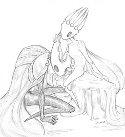 2_horns 4_horns 6_wings ambiguous_gender anthro armor bench black_body black_eyes blush blush_lines bodily_fluids bottomless bottomless_anthro cape clothed clothing cum cum_drip dripping dripping_penis duo eye_penetration eye_socket fist genital_fluids gore holding_horn horn hunched_over insect_wings kneeling larger_sub male male/ambiguous multi_horn multi_wing nude_anthro on_bench parent_incest pauldron penis_in_eye simple_background sitting sitting_on_bench size_difference skullfuck spread_legs spreading submissive sweat sweatdrop white_background white_body white_cape white_clothing white_head wings latyabsx hollow_knight_(franchise) team_cherry hollow_knight_(character) pale_king_(hollow_knight) pure_vessel_(hollow_knight) arthropod insect vessel_(species) 2023 graphite_(artwork) hi_res signature sketch traditional_media_(artwork) father_(lore) father_and_child_(lore) incest_(lore) nonbinary_(lore) parent_(lore) parent_and_child_(lore)