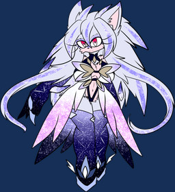anthro big_breasts blue_body blue_fur blue_hair breasts clothed clothing female fur hair long_hair multicolored_body multicolored_fur red_eyes solo xxseraphimphobiaxx genshin_impact mihoyo sega sonic_the_hedgehog_(series) skirk_(genshin_impact) animal_humanoid humanoid mammal mammal_humanoid absurd_res alpha_channel character_request hi_res