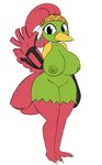 2021 3_toes 4_fingers absurd_res accessory anthro anthrofied avian avian_feet beak big_breasts big_butt big_nipples black_body black_eyes black_feathers breasts butt colored_sketch feather_hands feathered_headdress feathers feet female fingers front_view generation_2_pokemon genitals green_body green_feathers green_nipples hair headband hi_res huge_breasts huge_butt huge_thighs looking_at_viewer miso_souperstar natu nintendo nipples non-mammal_breasts non-mammal_nipples orange_headband pink_body pink_feathers pink_hair pokemon pokemon_(species) pokemorph pussy raised_arm red_body red_feathers simple_background sketch smile solo standing tail tail_feathers talons thick_thighs toes wachiwi_(miso_souperstar) white_background wide_hips yellow_beak yellow_body yellow_feathers yellow_headband