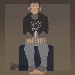5_toes anthro bodily_fluids bulge clothed clothing cum cum_drip cum_in_clothing cum_in_pants cum_on_pants cum_through_clothing cum_through_pants dripping ejaculation erection erection_under_clothing feet fully_clothed fur genital_fluids green_eyes grey_body grey_fur hands-free hoodie humanoid_feet looking_pleasured male orgasm plantigrade premature_ejaculation shaking solo spontaneous_ejaculation tenting toes topwear twitching wet wet_clothing blackbear haplorhine mammal monkey primate 1:1 2020 hi_res