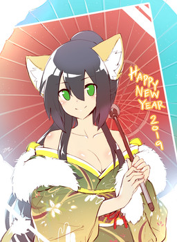 black_hair blush clothing ear_tuft exposed_shoulder female green_eyes hair holding_object looking_at_viewer simple_background smile solo tuft white_background sollyz sollyz_(character) animal_humanoid cat_humanoid felid felid_humanoid feline feline_humanoid humanoid mammal mammal_humanoid 2018 hi_res