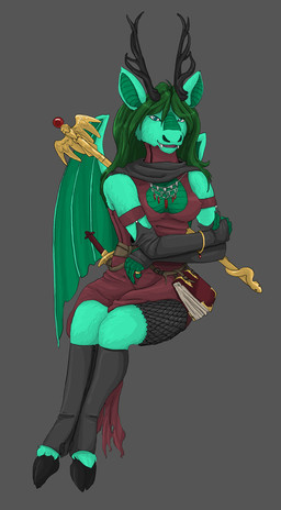 anthro antlers armwear biped boots breasts cleavage clothed clothing crossed_arms elbow_gloves fangs female footwear fur gloves green_hair hair handwear hooves horn jewelry legwear long_hair magic_user membrane_(anatomy) membranous_wings necklace nipple_outline non-mammal_breasts scale_armor scales shoes sitting smile socks solo staff teeth toeless_footwear toeless_socks ventral_scales wings bleuhawke mythology dawn_(bleuhawke) deer dragon furred_dragon furred_scalie hybrid mammal mythological_creature mythological_scalie new_world_deer reindeer scalie 2012