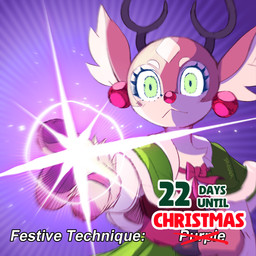 anthro antlers brown_body brown_fur clothing ear_piercing eyelashes female fur green_eyes holidays hollow_purple_(jujutsu_kaisen) horn inner_ear_fluff piercing solo tan_body tan_fur technique tuft drawligator christmas jujutsu_kaisen renata_(drawligator) deer mammal new_world_deer reindeer 1:1 2025 hi_res