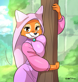 4_fingers alternative_fashion anthro big_breasts black_nose breast_squish breasts choker classic_lolita clothed clothing detailed_background eyebrows eyelashes female fingers forest fully_clothed fur happy headdress j-fashion jewelry lolita_(fashion) looking_at_viewer multicolored_body multicolored_fur necklace open_mouth open_smile orange_body orange_fur plant smile solo squish tree two_tone_body two_tone_fur white_body white_fur wimple joaoppereiraus disney robin_hood_(disney) maid_marian canid canine european_red_fox fox mammal red_fox true_fox 2020 digital_media_(artwork) hi_res signature