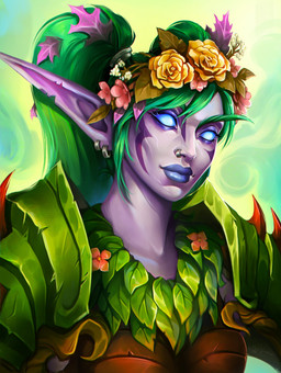 armor bangs blue_eyes blue_lips blue_sclera brown_clothing brown_shirt brown_tank_top brown_topwear closed_smile clothed clothed_female clothed_humanoid clothing ear_piercing ear_ring eyelashes facial_markings facial_piercing female female_humanoid flower flower_crown green_hair grey_hair_tie hair head_markings humanoid_pointy_ears leaf leaf_in_hair leaf_necklace light lips long_ears long_hair markings mouth_closed no_pupils nose_piercing nose_ring not_furry notched_ear pauldron piercing pigtails plant pointy_ears purple_body purple_eyelids purple_markings purple_skin ring_piercing shirt simple_background smile solo tank_top teal_background topwear yellow_flower marie_gelebart blizzard_entertainment warcraft fan_character loneia_(freddydreams) elf humanoid night_elf 2024 absurd_res bust_portrait colored digital_media_(artwork) digital_painting_(artwork) english_description hi_res lighting painting_(artwork) portrait shaded