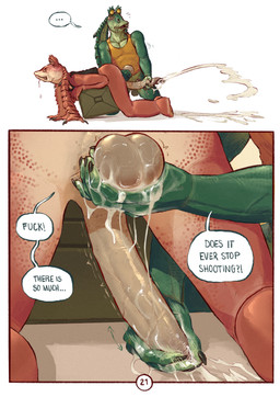 ball_grab balls big_balls big_cumshot big_penis blush bodily_fluids bottomless bottomless_male butt clothed clothing cum cum_on_balls cum_on_ground cum_on_hand cum_on_penis cumshot dialogue duo ejaculation erection foreskin genital_fluids genitals haillu_(anatomy) handjob humanoid_genitalia humanoid_penis long_foreskin looking_pleasured male male/male muscular muscular_male orgasm penile penis penis_milking profanity sex shirt tank_top text topwear unretracted_foreskin banana_da_boi star_wars jar_jar_binks alien amphibian gungan otolla_gungan absurd_res comic digital_media_(artwork) english_text hi_res