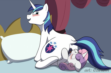 age_difference anal anus bed big_butt blue_hair blue_tail blush blush_lines butt cutie_mark dominant duo eyes_closed facesitting female female_rimming female_rimming_male feral feral_on_feral furniture hair horn intraspecies larger_dom licking male male/female male_facesitting_female male_on_top male_rimmed older_male on_bed on_top open_mouth oral pillow purple_hair rimming rimming_male saliva_on_anus sex sitting sitting_on_another size_difference south_pole_position speech_bubble tail text tongue tongue_out white_body young young_feral young_rimming younger_female caluriri friendship_is_magic hasbro my_little_pony mythology shining_armor_(mlp) sweetie_belle_(mlp) equid equine mammal mythological_creature mythological_equine unicorn 2020 artist_name digital_drawing_(artwork) digital_media_(artwork)