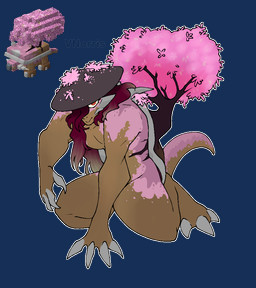 brown_body cherry_blossom cherry_blossom_tree cherry_tree claws clothing flower fruit_tree green_hair hair hat hat_only headgear headgear_only headwear headwear_only male mostly_nude pink_grass plant prunus_(flower) red_eyes red_hair simple_background solo spikes spikes_(anatomy) transparent_background tree puppetmaster13uwu cobblemon microsoft minecraft mojang nintendo pokemon xbox_game_studios animal_humanoid elemental_creature flora_fauna generation_4_pokemon humanoid pokemon_(species) pokemon_humanoid reptile reptile_humanoid scalie scalie_humanoid torterra tortoise turtle turtle_humanoid alpha_channel