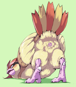ambiguous_gender animal_genitalia avian_butt avian_feet beak blush cloaca digitigrade feathered_wings feathers feral genitals green_background open_mouth presenting presenting_cloaca simple_background solo tail tail_feathers wings ganguro_(artist) nintendo pokemon avian bird generation_1_pokemon pidgeotto pokemon_(species) 2015 censored hi_res mosaic_censorship