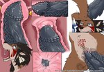 accessory ahegao anthro anthro_on_anthro anthro_penetrated anthro_penetrating anthro_penetrating_anthro big_penis black_hair black_nose black_penis blue_eyes blush bodily_fluids braided_hair brown_body brown_fur butt cervical_penetration cervix clitoris crying cum cum_in_pussy cum_inside drooling duo eye_roll facial_markings fallopian_tubes feather_in_hair feathers female female_penetrated forced fucked_silly fur genital_fluids genital_torture genitals hair hair_accessory head_markings heart_eyes heart_symbol huge_penetration huge_penis internal large_penetration long_hair looking_pleasured loose_feather male male/female male_penetrating male_penetrating_female markings navel nude open_mouth ovaries pain painful_penetration penetration penile penile_penetration penis penis_in_pussy pink_pussy precum precum_on_penis pubes pussy pussy_torture raised_tail rape ridiculous_fit rough_sex saliva screaming sex spiked_penis spikes spikes_(anatomy) stretched_pussy tail tattoo tears teeth uterus vaginal vaginal_fluids vaginal_penetration vein veiny_penis womb_tattoo baroque_(artist) blizzard_entertainment european_mythology mythology warcraft dragon_enigma koraku_(baroque) canid dragon mammal mythological_creature mythological_scalie scalie werecanid werecreature western_dragon worgen 2021 comic digital_media_(artwork) story story_in_description