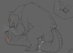 anal anal_penetration anatomically_correct anatomically_correct_cloaca anatomically_correct_genitalia anatomically_correct_penis animal_genitalia animal_penis anthro anthro_on_bottom anthro_on_feral anthro_penetrated anus aroused balls bear_ears bestiality big_balls big_penis biped blush blushing_profusely bodily_fluids braces breath butt claws cloaca close-up cum cum_in_slit cum_inside cum_on_belly cum_on_body cum_on_butt cum_on_cloaca cum_on_ground cum_on_penis cum_on_self cum_on_tail cumshot dominant dominant_feral duo ejaculation erection feral feral_on_top feral_penetrating fur furry_tail genital_fluids genital_slit genitals hair half-erect interspecies leaking_precum long_tail looking_pleasured lying male male/male male_anthro male_feral male_on_bottom male_penetrated male_penetrating male_penetrating_male mane mane_hair monotone_background monotone_body monotone_scales mutual_penetration nude on_back on_bottom on_ground on_top open_mouth orgasm orgasm_face panting pawpads paws penetration penile penile_penetration penis penis_in_penis plantigrade precum quadruped rear_view scales scaly_tail sex sheath short_tail simple_background slit_penetration slit_play slitfuck small_tail submissive submissive_anthro tail tail_fetish tail_in_ass tail_insertion tail_play tail_sex teeth three-quarter_view tongue tongue_out urethral urethral_penetration ursine_ears ursine_genitalia ursine_penis benji_(artist) benji_alligator_(benji) kuruk_(character) alligator alligatorid bear brown_bear crocodilian grizzly_bear mammal reptile scalie ursidae ursine 2025 digital_drawing_(artwork) digital_media_(artwork) hi_res sketch