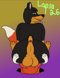 anus ball_smother balls duo facesitting female feral feral_on_feral genitals male male/female musk musk_hypnosis questionable_consent sitting sitting_on_another smothering tongue tongue_out lapsa_heartlocke disney the_fox_and_the_hound vixey_(tfath) canid canine canis dobermann domestic_dog fox mammal pinscher red_fox true_fox
