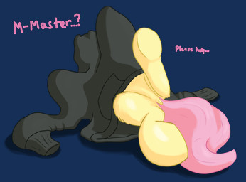 bottomless clothed clothing featureless_crotch female feral hoodie hoodie_only master rear_view simple_background solo stuck tail text topwear topwear_only transparent_background callichrome friendship_is_magic hasbro my_little_pony fluttershy_(mlp) equid equine horse mammal pony alpha_channel hi_res