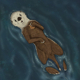 animal_genitalia anus female feral floating genitals partially_submerged sea seashell shell solo vulva water furvilous mammal mustelid otter sea_otter 1:1 2026 absurd_res hi_res
