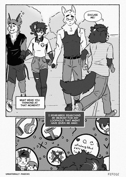 anthro belt bottomwear clothing denim denim_bottomwear denim_clothing electronics fangs female footwear group hand_holding headphones jeans legwear male pants piercing running scar shirt shoes shorts soccer_jersey speech_bubble tank_top teeth text topwear fefece art_fight brand_new_animal nintendo pokemon studio_trigger alfred_(fefece) ash_ketchum marshall_(spuydjeks) michiru_kagemori miles_(spuydjeks) spuydjeks_(character) bat canid canine canis domestic_dog generation_1_pokemon human hybrid hyena lagomorph leporid mammal pikachu pokemon_(species) rabbit black_and_white comic hi_res monochrome