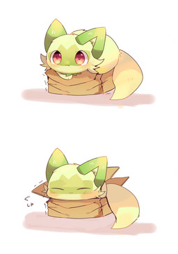 :3 ambiguous_gender blush blush_lines box cheek_tuft container eyes_closed facial_tuft feral fur green_body green_fur green_tail in_box in_container nude red_eyes simple_background solo tail tuft white_background yupo_0322 nintendo pokemon generation_9_pokemon pokemon_(species) sprigatito colored colored_sketch digital_drawing_(artwork) digital_media_(artwork) hi_res shaded sketch