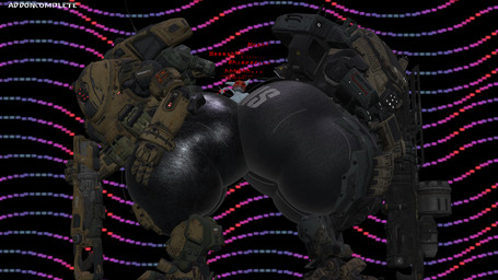 ambiguous_gender anthro big_butt butt butts_touching group gun huge_butt hyper hyper_butt machine male male/ambiguous mecha ranged_weapon trapped_in_butt trio weapon addoncomplete86 koreyvee_(modeler) earthbound_(series) electronic_arts nintendo respawn_entertainment titanfall giygas legion_(titanfall) scorch_(titanfall) alien gieeg humanoid robot titan_(titanfall) 16:9 3d_(artwork) absurd_res digital_media_(artwork) hi_res widescreen