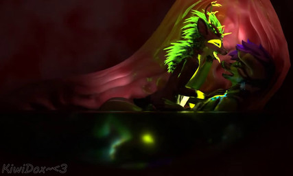 anal anal_penetration anthro anthro_on_anthro anthro_penetrated anthro_penetrating antlers bodily_fluids chyme cowgirl_position dark duo from_front_position fully_inside fur genitals glowing glowing_body glowing_fur glowing_genitalia glowing_markings glowing_pawpads glowing_penis glowing_tongue green_body green_fur green_tongue horn inside_stomach larger_pred looking_pleasured male male/male male_on_bottom male_on_top markings on_bottom on_top pawpads penetration penis prey_pov sex sex_inside_body sex_inside_stomach side_view size_difference soft_vore spotted_tongue stomach_acid tongue unseen_pred vore kiwidox deer mammal rexouium 3d_(artwork) 3d_animation 5:3 animated digital_media_(artwork) no_sound short_playtime video