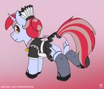 clothed clothing costume crossdressing dress feral horn maid_uniform solo uniform sevenserenity hasbro my_little_pony mythology equid equine mammal mythological_creature mythological_equine unicorn hi_res