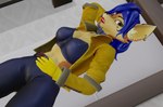 anthro carmelita_fox female female/female humanoid sly_cooper_(series) solo sony_corporation sony_interactive_entertainment sucker_punch_productions yourlocalfuckup