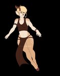 anthro antlers blonde_hair bracelet female hair hooves horn jewelry markings solo spots spotted_markings tribal bitesize_art battlerite blossom_(battlerite) deer faun mammal absurd_res alpha_channel hi_res