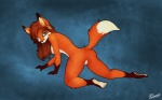 5_toes all_fours anthro brown_hair butt ear_piercing feet female fur genitals hair hindpaw nude orange_body orange_fur paws piercing plantigrade presenting presenting_hindquarters pussy raised_tail seductive soles solo tail teasing toes nyne jupiter canid canine fox mammal