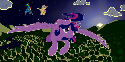 blue_body blue_eyes blue_fur cloud cutie_mark feathered_wings feathers female feral flying fur group hair horn mountain multicolored_hair open_mouth outside pink_hair plant purple_body purple_eyes purple_fur purple_hair quadruped rainbow_hair sky smile star sun tail tree two_tone_hair wings yellow_body yellow_feathers yellow_fur geomancing friendship_is_magic hasbro my_little_pony mythology fluttershy_(mlp) rainbow_dash_(mlp) twilight_sparkle_(mlp) equid equine mammal mythological_creature mythological_equine pegasus winged_unicorn 2013 2:1 hi_res