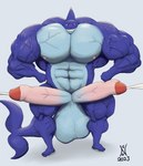 2_penises abs anthro balls big_balls big_muscles big_penis blue_body bodily_fluids cum cumshot dorsal_fin ejaculation fin fish_tail flexing foreskin genital_fluids genitals huge_balls huge_muscles huge_penis hyper hyper_balls hyper_genitalia hyper_muscles hyper_penis lats_(muscle) male multi_genitalia multi_penis multicolored_body muscular nipples pecs penis pink_penis sharp_teeth simple_background smile smiling_at_viewer solo teeth two_tone_body vein veiny_muscles veiny_penis nostracon fish marine shark hi_res signature