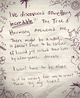 cutie_mark not_furry paper plant text text_focus tree venn_diagram zero_pictured cracklewink friendship_is_magic hasbro infection_au my_little_pony absurd_res comic english_text handwritten_text hi_res sketch