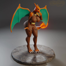 anthro big_breasts breasts clothing female kissing legwear mature_female solo spread_wings stockings tail thick_thighs wings blacklya blacklya_(modeler) nintendo pokemon charizard_(blacklya) charizard generation_1_pokemon pokemon_(species) 1:1 3d_(artwork) 3d_animation 3d_model_showcase animated digital_media_(artwork) hi_res high_framerate no_sound short_playtime video