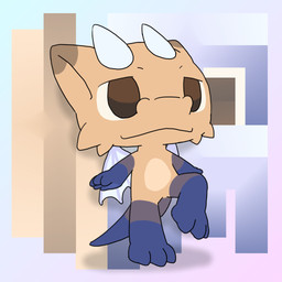 2_horns 3_toes 5_fingers anthro blue_arms blue_feet blue_hands blue_legs blue_tail brown_eyes cjk_character feet fingers gradient_background head_horn horn light_horn light_wings male monotone_horn multicolored_body nude on_one_leg plantigrade pose simple_background smooth_horn solo standing tail text text_background toes yellow_body nomani_int32 mythology nomani_(nomani_int32) dragon mythological_creature mythological_scalie scalie 1:1