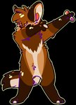 2017 akamai_(maligaytor) alpha_channel ambiguous_gender anthro black_pawpads brown_body brown_eyebrows brown_fur canid canine canis chibi dabbing digital_drawing_(artwork) digital_media_(artwork) digitigrade eyebrows eyes_closed featureless_crotch flat_colors full-length_portrait fur handpaw head_tuft hindpaw hybrid jackal jaspering male_(lore) mammal maned_wolf meme nude outline pawpads paws pink_pawpads portrait simple_background solo standing tail tan_body tan_fur tan_inner_ear transparent_background tuft yellow_outline