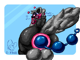 anal anal_beads anal_beads_in_ass anal_masturbation anal_penetration antennae_(anatomy) anthro anus backsack balls big_anus big_balls big_butt black_body black_fur butt fur genitals glistening glistening_anus grey_body grey_fur grey_tail huge_anal_beads huge_anus huge_balls huge_butt huge_penetration hyper hyper_anus hyper_butt large_penetration looking_back machine male male_penetrating masturbation nude object_in_ass penetration puffy_anus sex_toy sex_toy_in_ass sex_toy_insertion simple_background smile stretched_anus tail text tongue tongue_out anatoly_genghis_khan g-khan protogen 2026 4:3 artist_name colored digital_drawing_(artwork) digital_media_(artwork) paint.net_(artwork) shaded