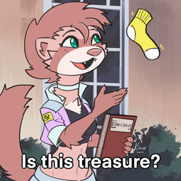 anthro black_clothing black_crop_top black_shirt black_topwear blue_bottomwear blue_clothing book bottomwear breasts brown_body brown_fur brown_hair cheek_tuft chest_tuft choker clothed clothing crop_top facial_tuft fangs female footwear fully_clothed fur green_eyes hair holding_book holding_object jacket jewelry midriff necklace open_clothing open_jacket open_topwear outside purple_clothing purple_jacket purple_topwear shirt slim socks solo tail teeth topwear tuft kiaun derideal is_this_a_pigeon mix_(derideal) domestic_ferret mammal mustelid musteline true_musteline weasel colored digital_media_(artwork) flat_colors half-length_portrait hi_res meme portrait