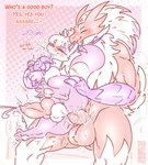 absurd_res anal anal_penetration anglo_(anglo) animal_genitalia animal_penis anthro anthro_on_feral anthro_penetrating anthro_penetrating_feral avian balls bestiality big_balls big_butt big_penis blaziken blush bodily_fluids butt canid canine canine_genitalia chair cum digital_media_(artwork) drooling duo english_text erection feet feral feral_penetrated fur furfrou furniture gem generation_3_pokemon generation_5_pokemon generation_6_pokemon genital_fluids genitals good_boy hair hand_on_hip happy happy_sex hi_res humanoid_genitalia humanoid_penis hybrid jewelry kason_(spindaspinda) kissing knot male male/male male_penetrated male_penetrating male_penetrating_male mammal mienshao necklace nintendo nude on_chair on_lap open_mouth orgasm orgasm_face penetration penile penile_penetration penis pokemon pokemon_(species) praise red_body saliva sex shaking shivering simple_background sitting sitting_on_chair size_difference spread_legs spread_toes spreading tail talons text thick_thighs toes tongue trembling white_body wide_hips wingedwilly