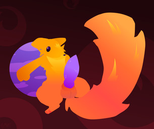 animal_genitalia animal_penis balls big_balls big_penis black_nose bodily_fluids canine_genitalia canine_penis feral fur genitals gradient_background gradient_fur knot male markings mouthless orange_body orange_fur paws penis presenting purple_eyes purple_penis quadruped red_body red_fur simple_background solo sweat sweatdrop tail toony yegg_yolk firefox mozilla kit_(mozilla_firefox) canid canine fox mammal hi_res signature