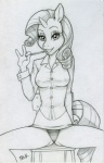 anthro anthrofied biped bottomwear candy chair clothed clothing dessert eyeshadow female food furniture hair horn licorice looking_at_viewer makeup nipple_outline nipples panties sitting skirt smile solo underwear upskirt bhawk friendship_is_magic hasbro my_little_pony mythology rarity_(mlp) equid equine mammal mythological_creature mythological_equine unicorn 2013 graphite_(artwork) greyscale monochrome traditional_media_(artwork)