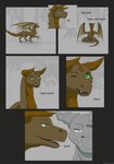 ambiguous_gender apollyondragon comic digital_media_(artwork) dragon duo fan_character feral green_eyes hi_res horn male mythological_creature mythological_scalie mythology scalie simple_background tail talking_to_viewer teeth text wings