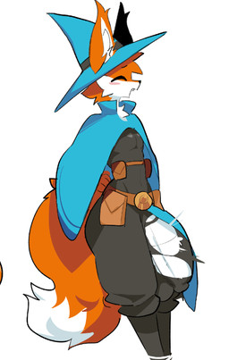 anthro balls big_penis blush bottomwear cheek_tuft clothed clothed_anthro clothing eyes_closed facial_tuft genitals hat headgear headwear huge_penis humanoid_genitalia humanoid_penis hyper hyper_genitalia hyper_penis male open_mouth open_smile pants penis side_view simple_background smile solo standing tail torn_bottomwear torn_clothing torn_pants tuft white_background shiyaa_stuff fox_(megabonk) canid canine fox mammal red_fox true_fox colored colored_sketch digital_drawing_(artwork) digital_media_(artwork) shaded simple_shading sketch