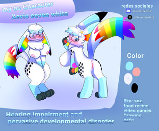 alternate_color anthro anus ass_up blush female genitals solo sparklefur vulva xevie_eevee_(artist) nintendo pokemon x_(social_media) xevie_eevewhite_(character) eevee generation_1_pokemon pokemon_(species) absurd_res hi_res model_sheet
