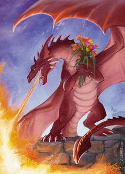 biped blue_sky breath_powers brick_wall claws elemental_manipulation female feral finger_claws fire fire_breathing fire_manipulation flower green_eyes holding_object light long_neck long_tail looking_down membrane_(anatomy) membranous_wings plant pointy_ears prick_ears pupils red_body red_scales scales sharp_teeth silhouette sky slit_pupils snout solo spade_tail spread_wings standing stone_wall tail tailbutt tapering_tail teeth thick_tail toe_claws ventral_scales wall_(structure) wide_crotch wings alerrel dreamworks european_mythology mythology shrek_(series) donkey_(shrek) dragon_(shrek) asinus donkey dragon equid equine mammal mythological_creature mythological_scalie scalie western_dragon winged_dragon 2024 colored english_description hi_res lighting shaded signature