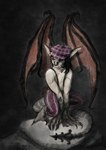 ambiguous_gender bottomwear clothing facial_piercing hair hat headgear headwear nose_piercing nose_ring pants piercing ring_piercing septum_piercing septum_ring snarling solo tail teeth wings cyberzyd deadlock valve ivy_(deadlock) gargoyle humanoid hi_res female_(lore)